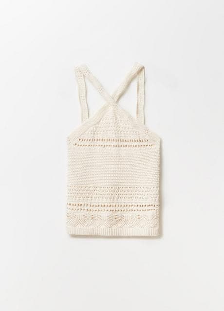 Top de punto con escote halter de Sfera: confort y estilo - 17,99 euros