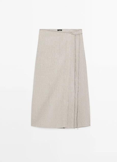 Falda midi de Massimo Dutti (69,99 euros)