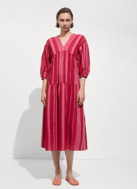 Vestido de rayas de Mango (59,99 euros)