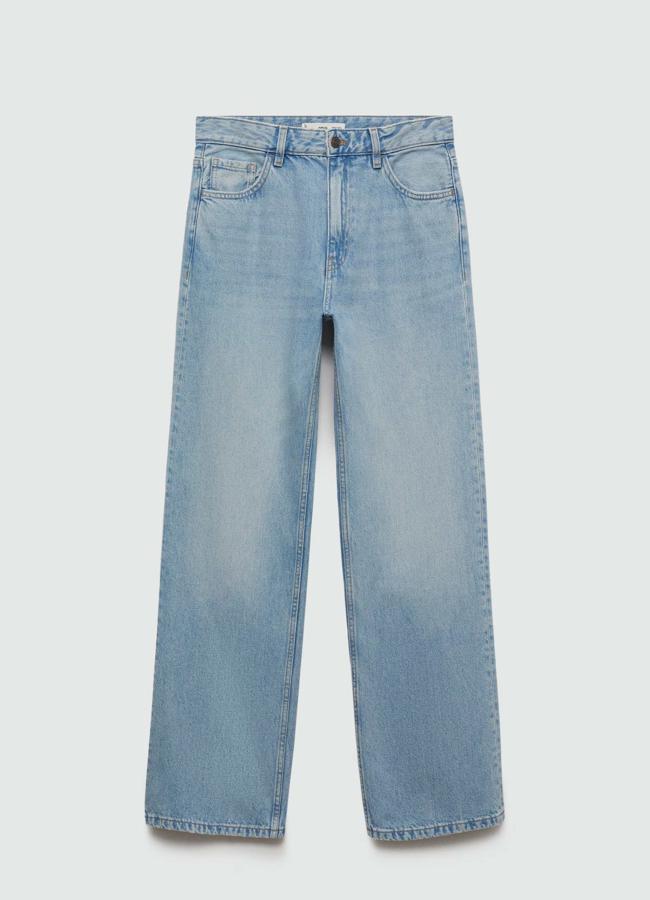 Jeans rectos tiro medio de Mango (29,99€)