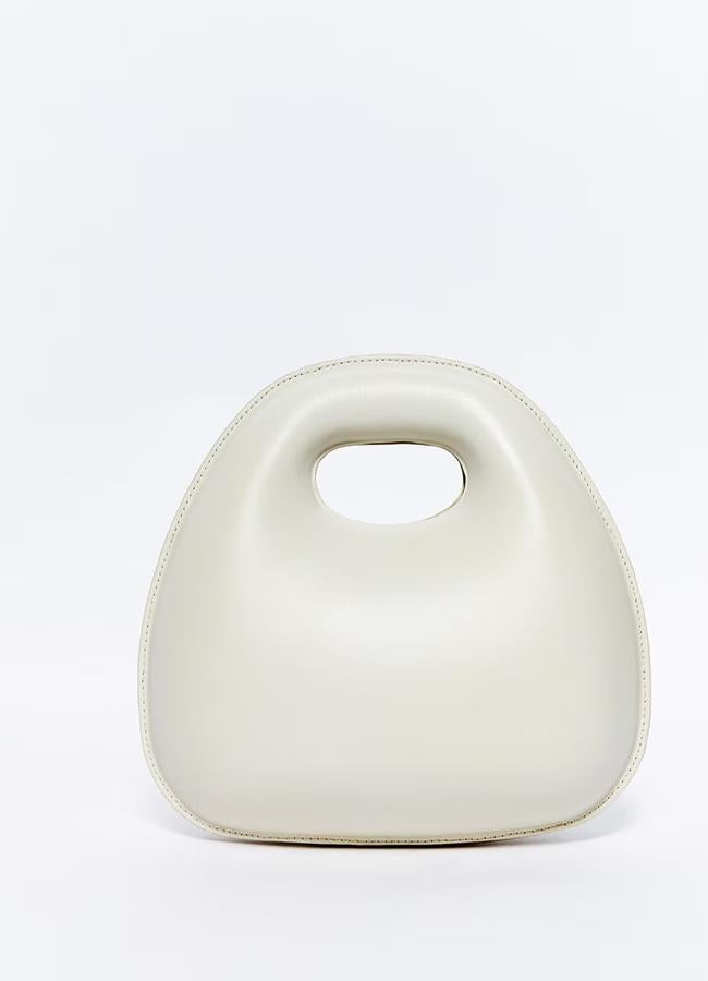 Bolso rígido blanco de Sfera.