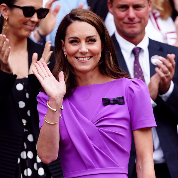 Kate Middleton, guapísima en Wimbledon: el mensaje oculto de su vestido de regreso