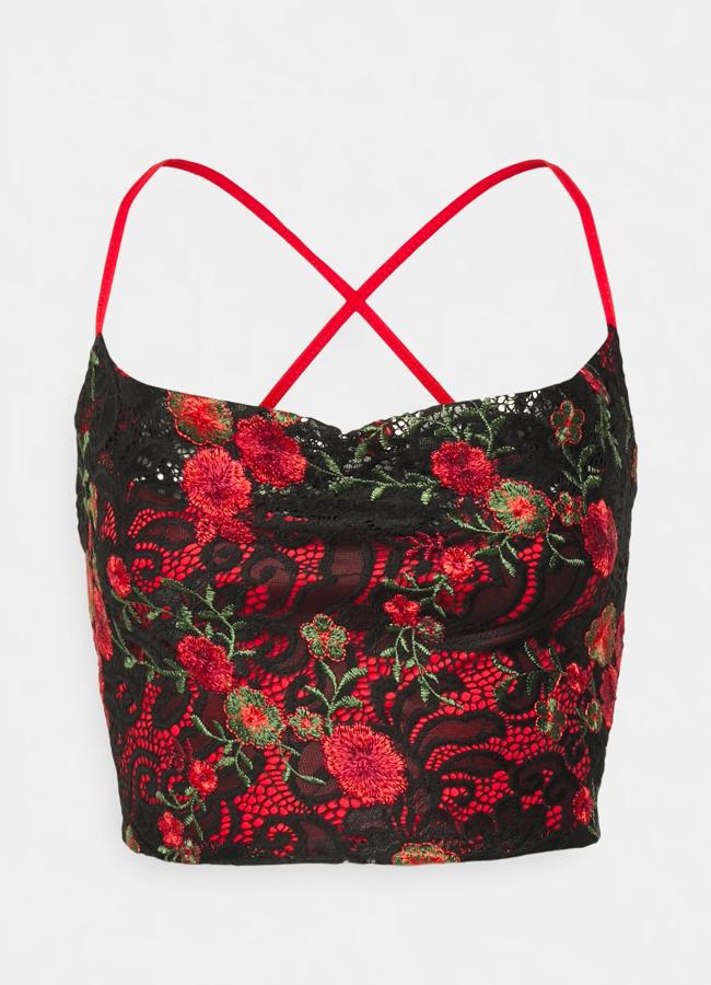 Top de rosas de Wal G. (a la venta en Zalando), 17,99 euros.