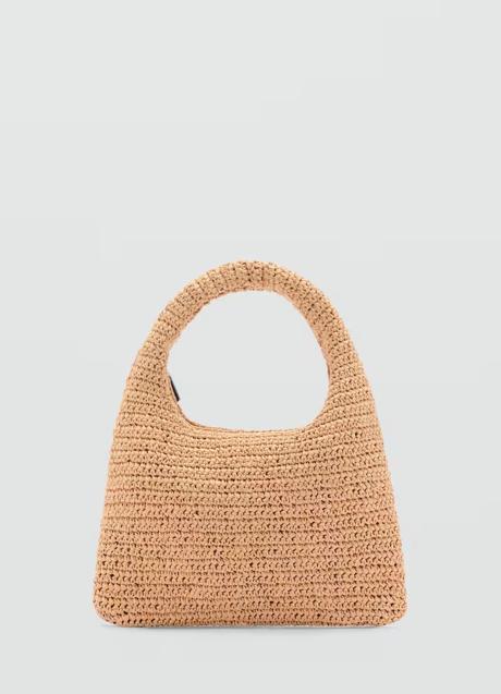 Bolso de rafia de Mango (39,99 euros)