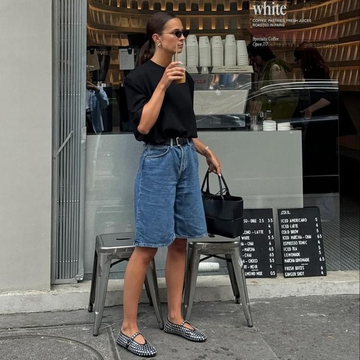 Un look con bermudas vaqueras./@lisaifi