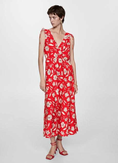 Vestido rojo de Mango (29,99 euros)