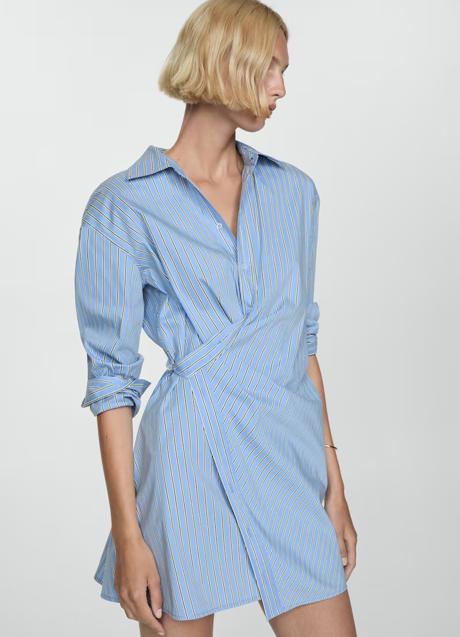 Vestido azul de Mango (35,99 euros)