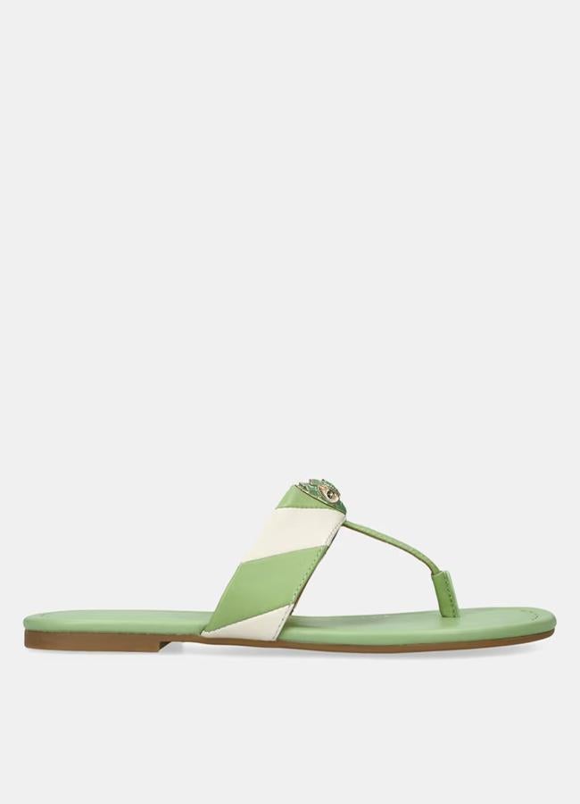 Sandalias verde de Kurt Geiger, 81 euros.