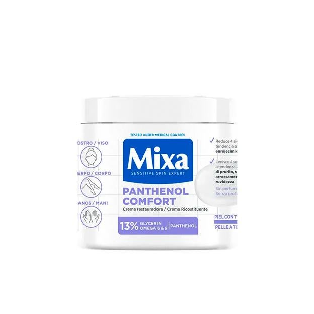 Crema corporal Panthenol Comfort de Mixa.