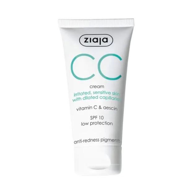CC Cream Correctora Piel irritada y Sensible de Ziaja.