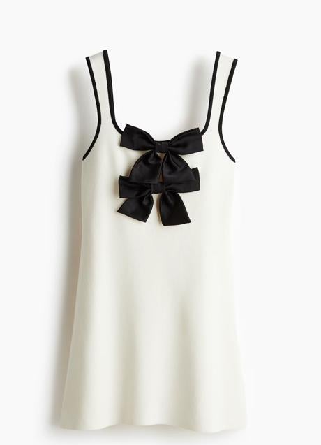 Vestido blanco de H&M (35,99 euros)