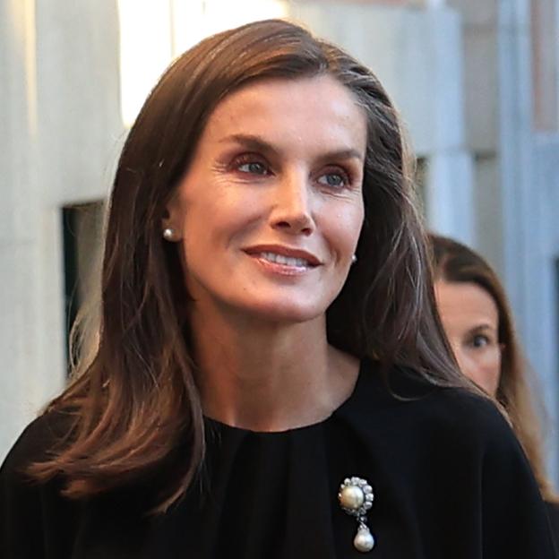 La reina Letizia, en el funeral de Alejandro Fernández de Araoz.