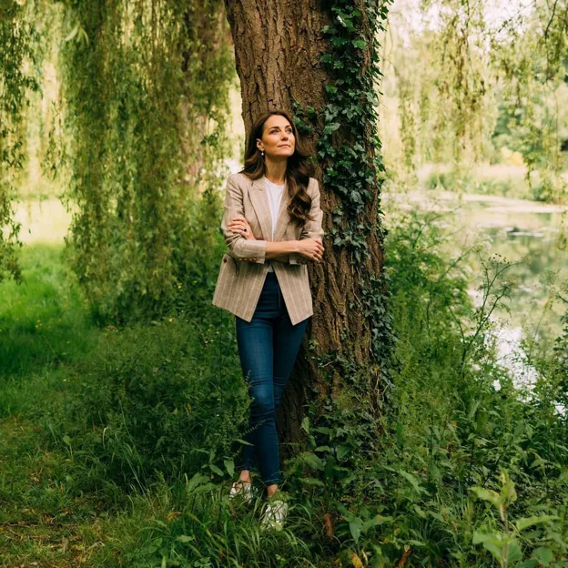 Kate Middleton utiliza espacios naturales para realizar sus vídeos. 