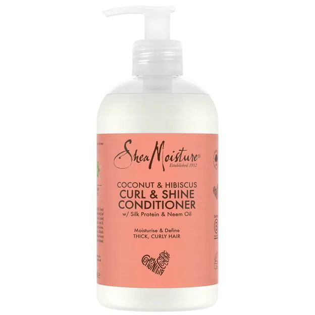 SheaMoisture Coconut & Hibiscus Curl & Shine Conditioner.