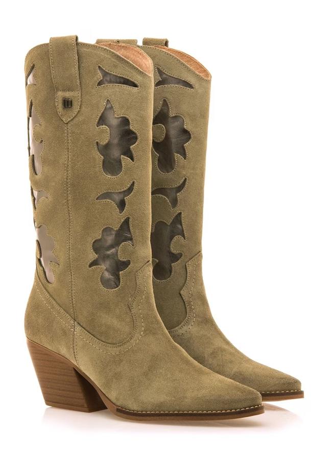 Botas verde militar de Mustang, 87,99 euros.