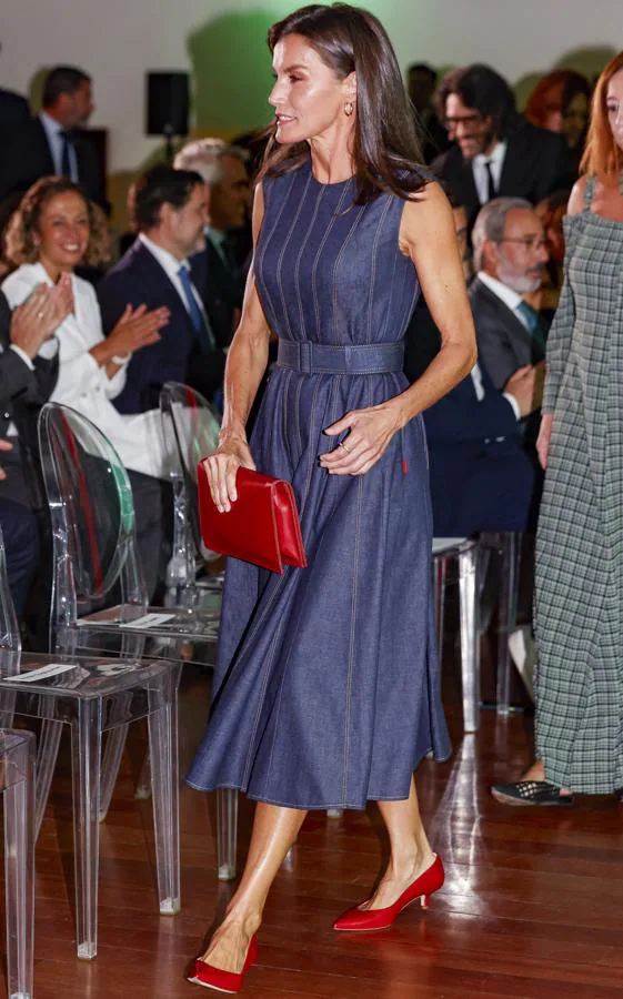 La reina Letizia en la entrega de los Premios Retina Eco 2024. FOTO: Gtres.