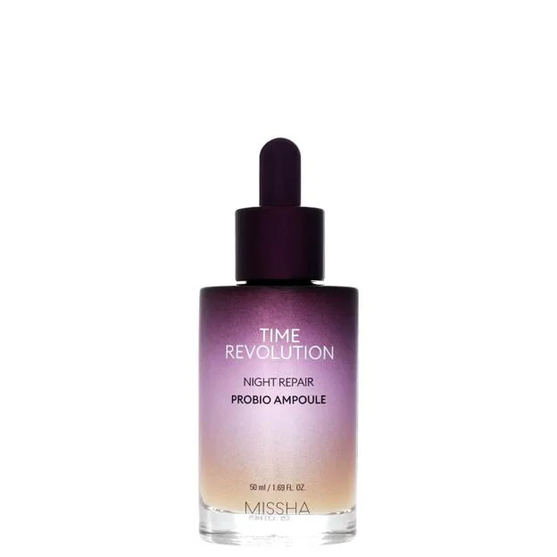 Missha Time Revolution Night Repair Probio Ampoule.