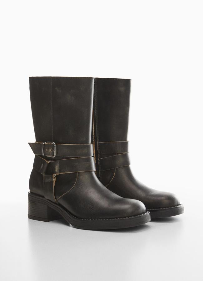 Las botas biker de Mango.