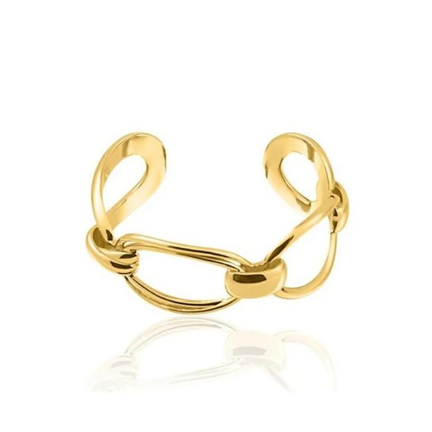 Brazalete en dorado de Ane & Grace.