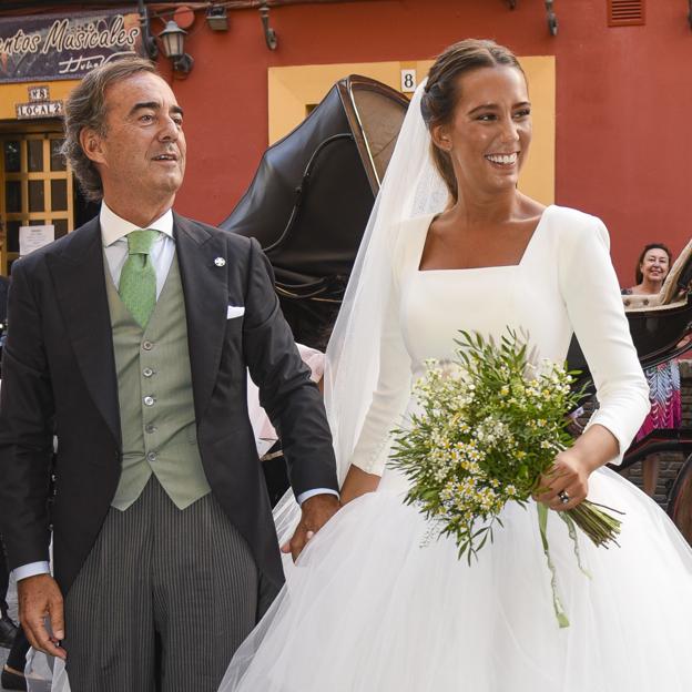 El empresario Juan Villar-Mir junto a su hija, Constanza Villar-Mir.