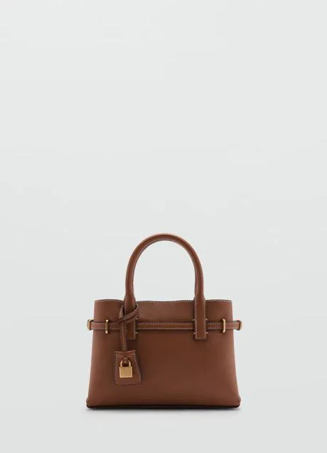 Bolso marrón de Mango (25,99 euros)