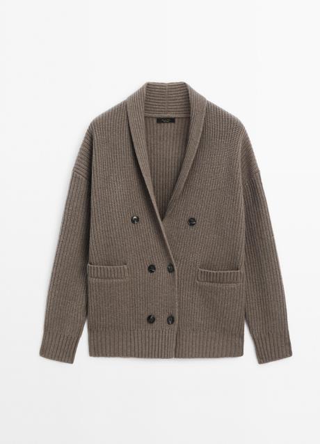 Chaqueta de punto de Massimo Dutti (89,99 euros)