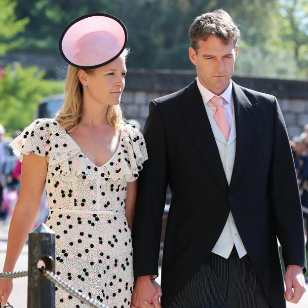 Lady Edwina Grosvenor junto a su marido. 