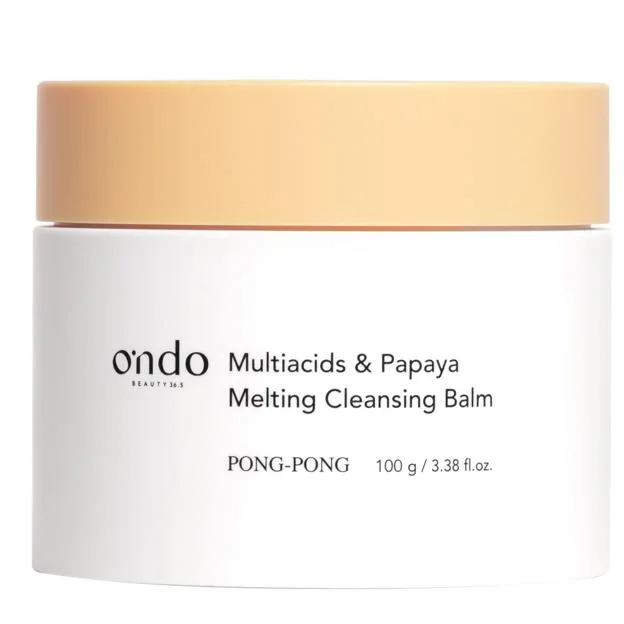 Ondo Beauty 36.5 Multiacids & Papaya Melting Cleansing Balm, en Miin Cosmetics.