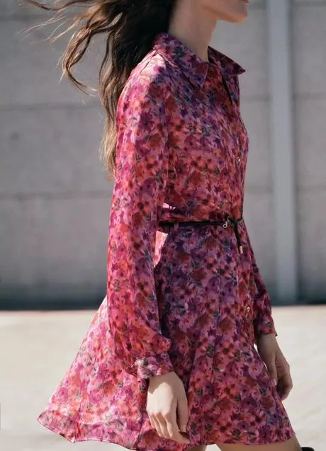 Vestido estampado de Zara (29,99 euros)