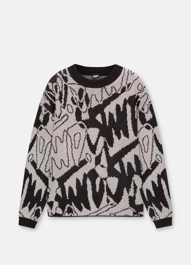 Jersey estampado de Pull&Bear, 29,99 euros.