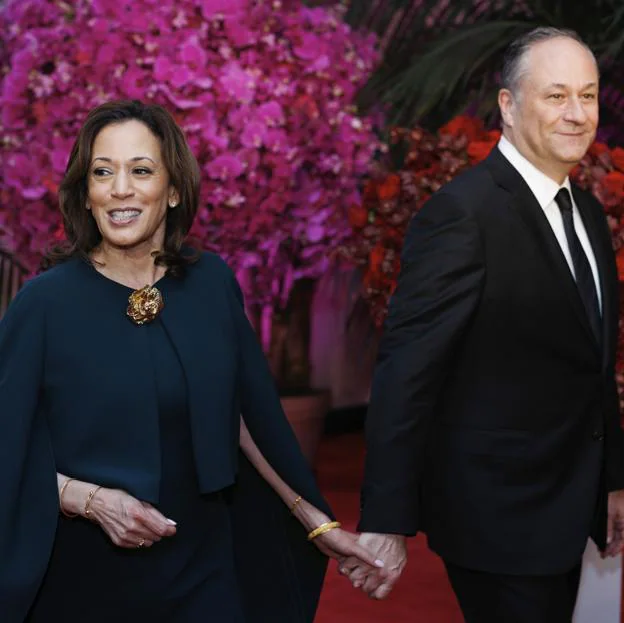 Por qué la mayor fan de Kamala Harris es la ex mujer de su marido