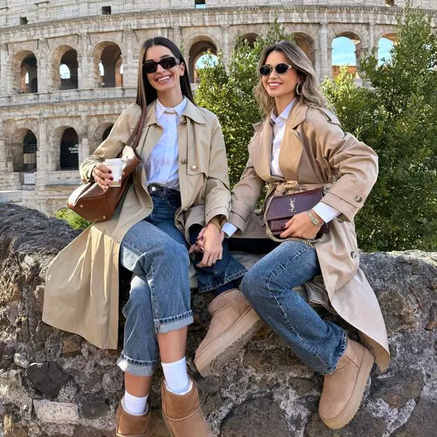 Influencers con botas de forro de pelo