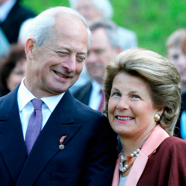 Los príncipes Hans-Adam y Marie de Liechtenstein. 