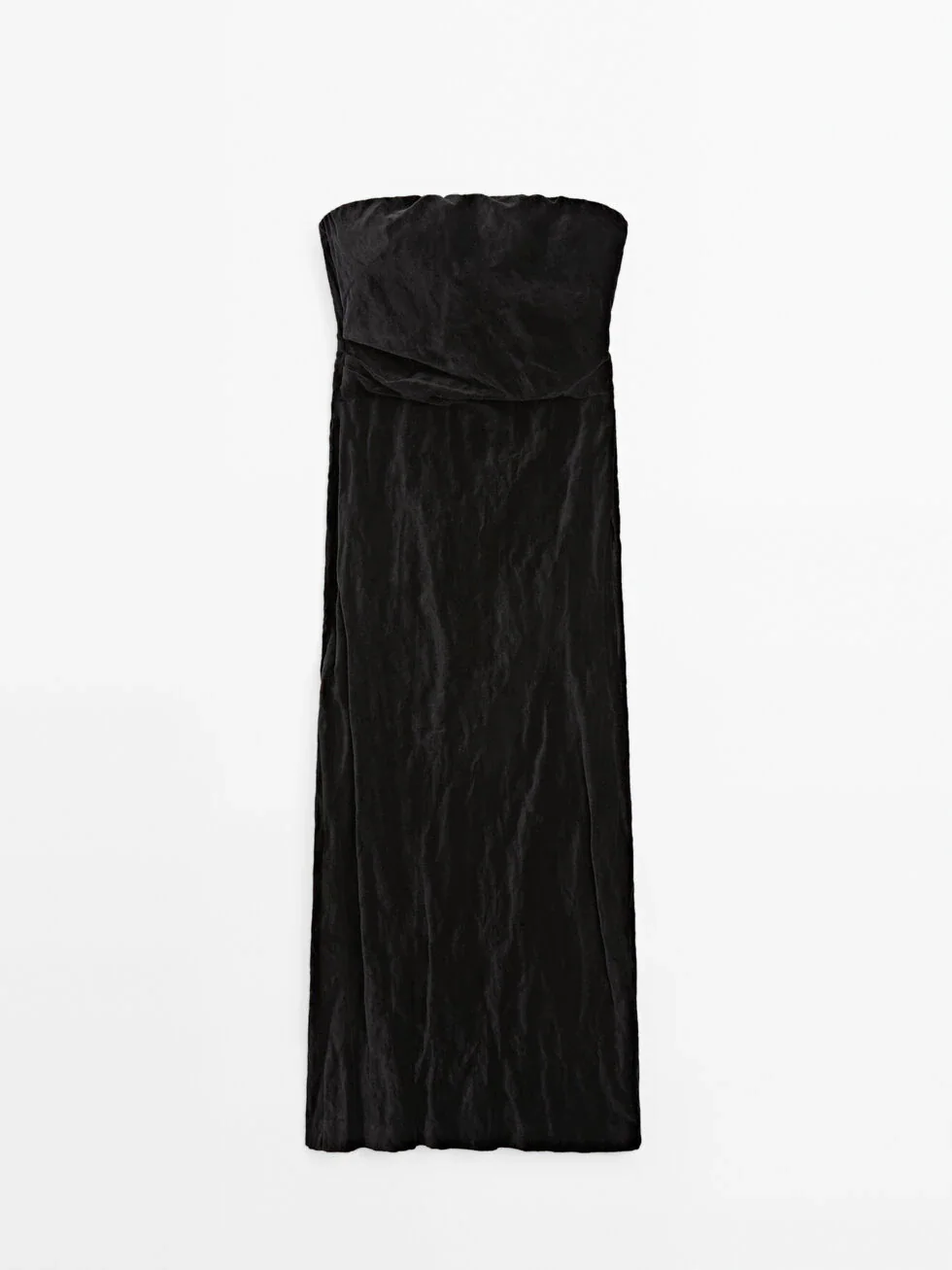 Vestido negro de Massimo Dutti (99,95 euros)