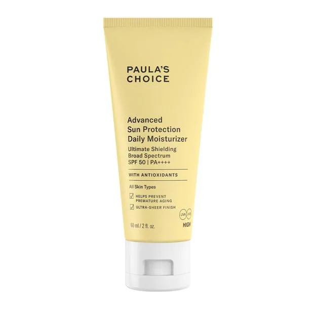 Advanced Sun Protection Daily Mosturizer SPF50 de Paula's Choice.