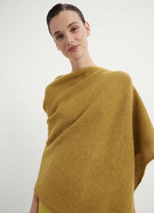 Poncho de mohair de Bimani.