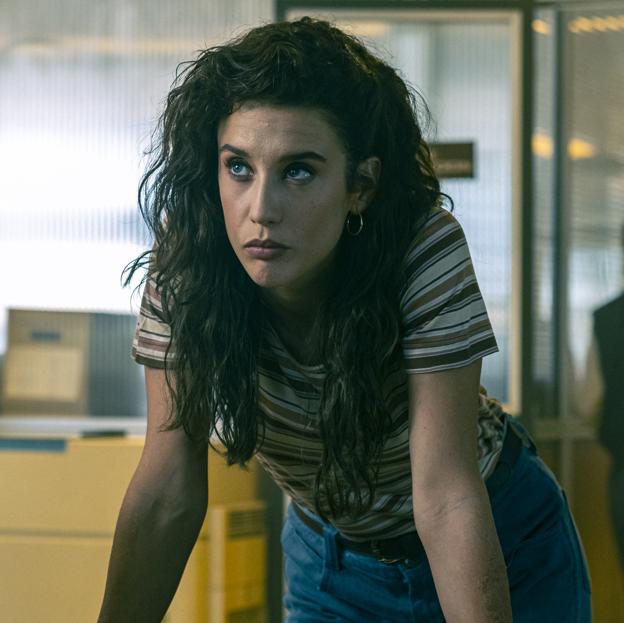 María Pedraza es Maider en la miniserie de Netflix, Asalto al Banco Central.