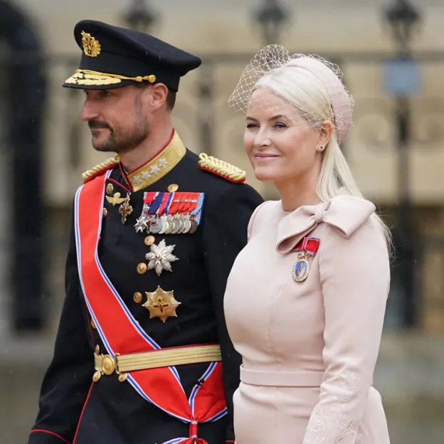 Los príncipes herederos Mette-Marit y Haakon de Noruega. 