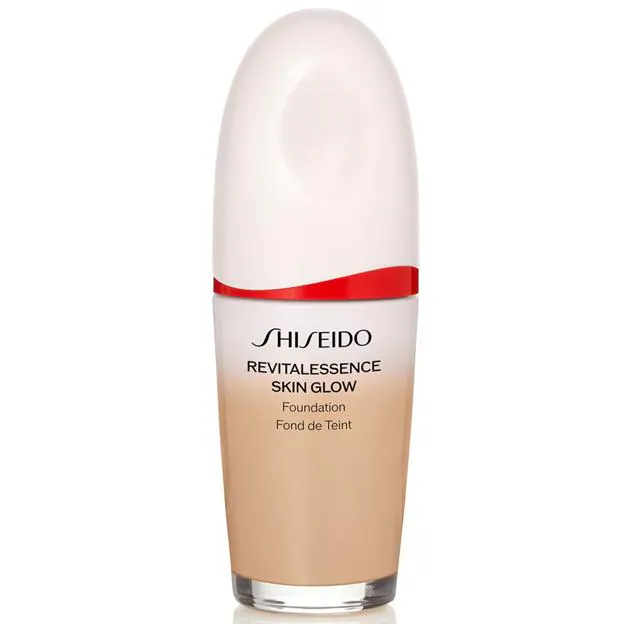 Base de maquillaje Skin Glow de Shiseido.