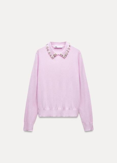 Jersey rosa de Zara (35,99 euros)