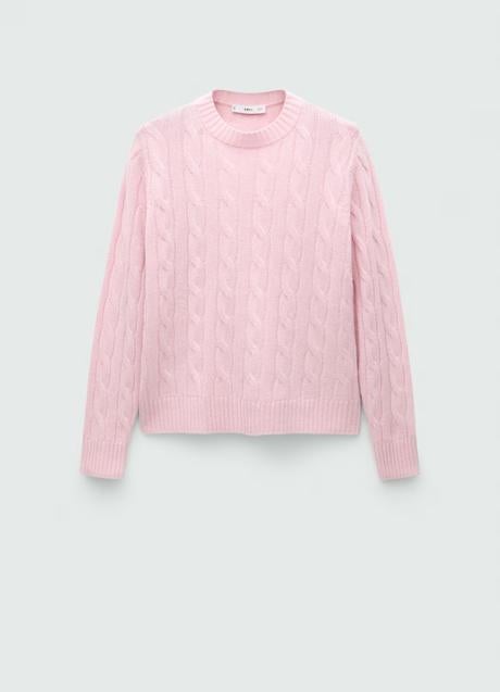 Jersey rosa de Mango (59,99 euros)