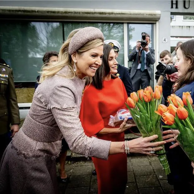 La reina Letizia y Máxima de Holanda mostraron una gran sintonía en su último encuentro en Países Bajos, el pasado abril.