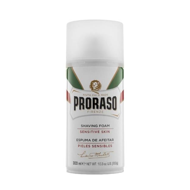 Shaving Foam Sensitive Skin de Proraso. Precio: 2,65 euros