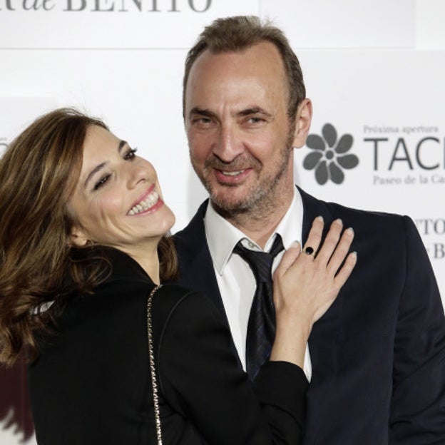 Una imagen del matrimonio en un photocall. 