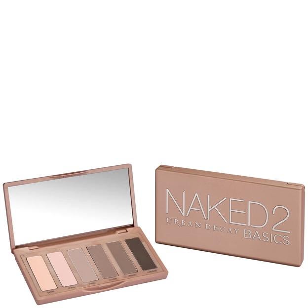 Paleta de sombras de ojos en nude y tonos tierra Naked 2 de Urban Decay.