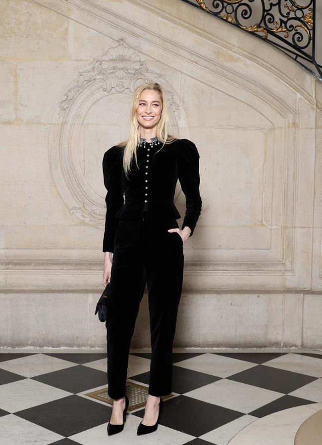 Beatrice Borromeo en el desfile de Dior. Foto: Getty.