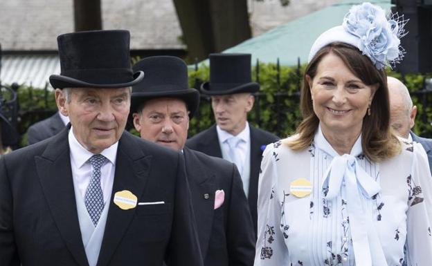 Carole y Michael Middleton, padres de Kate Middleton. 