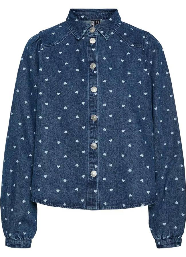 Camisa denim de mujer de Pieces (24,99€ en El Corte Inglés)