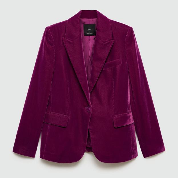 Blazer terciopelo estructurado (39,99€)