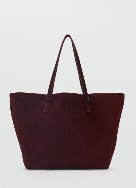 Bolso de serraje de Mango (39,99 euros)